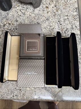 Kay Jewelry Boxes Set in Black and gold